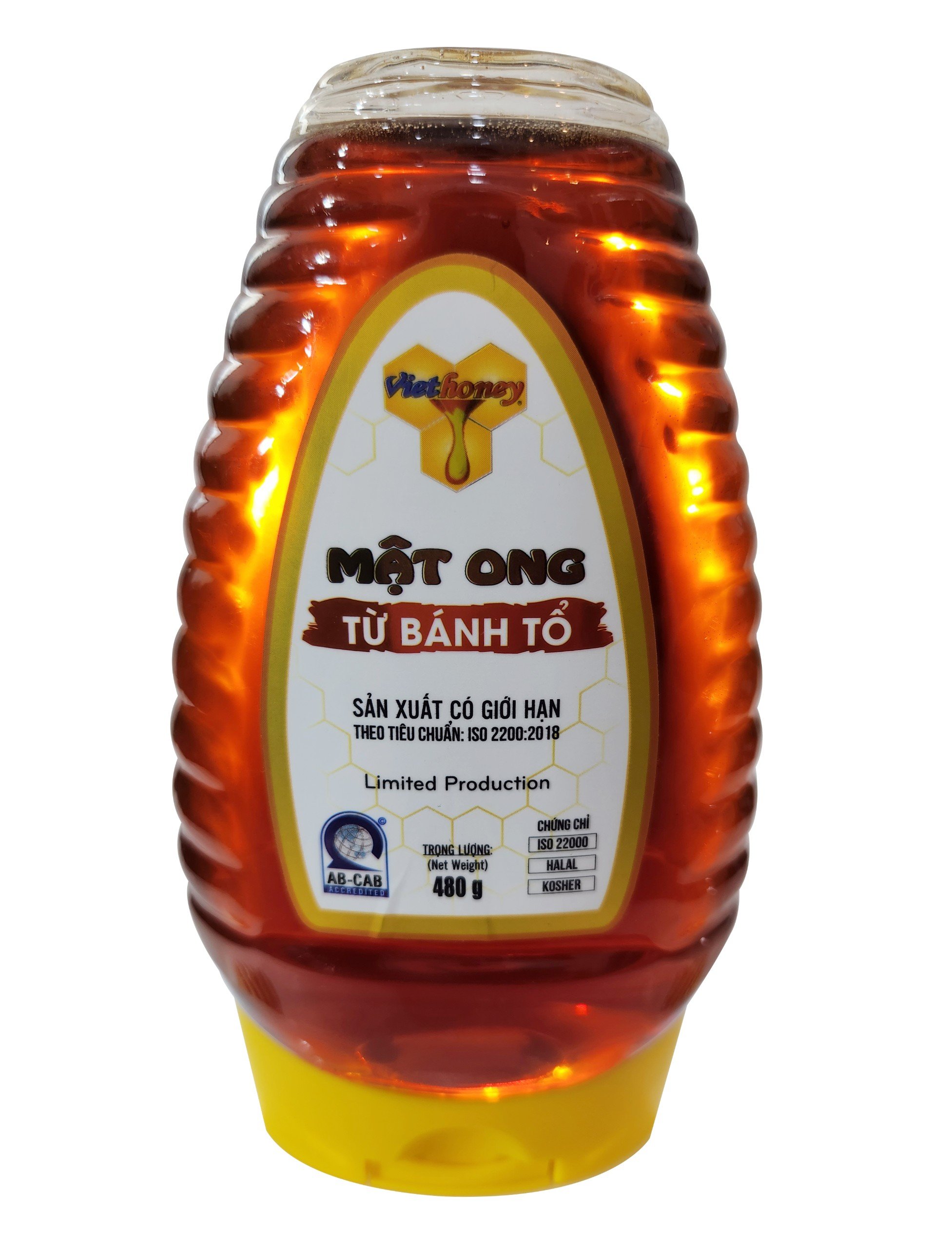 Mật Ong Hũ Oval 480g