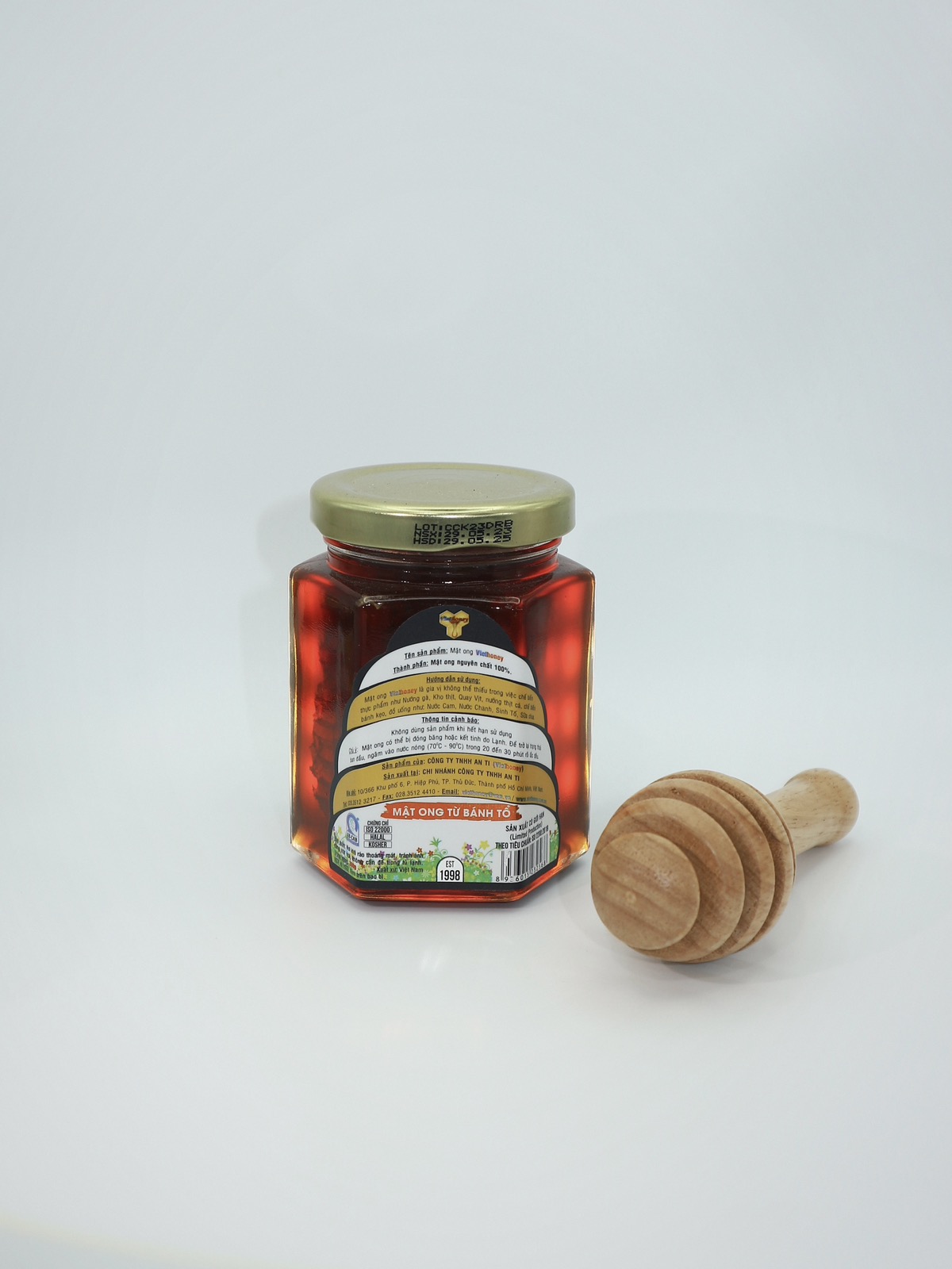 Mật Ong Hũ Lục Giác 300g